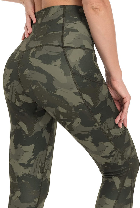 Free Leaper High Waisted Stretchy Yoga Pants for Women with Pockets